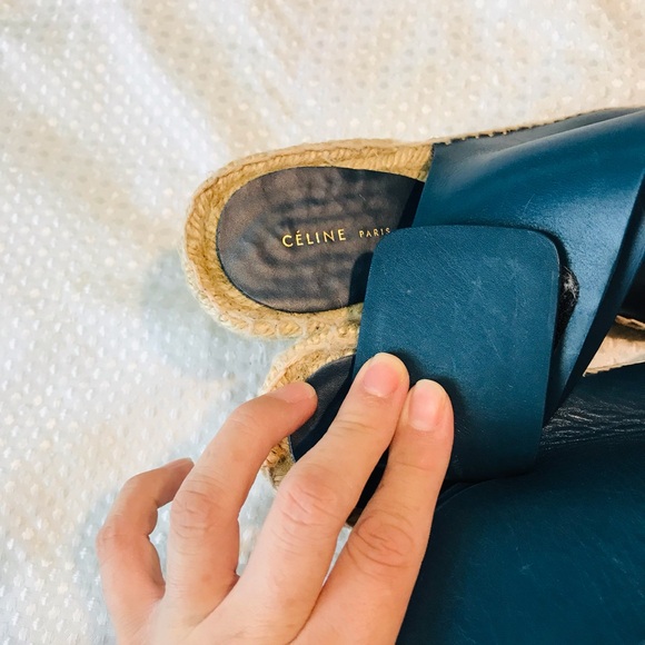 Celine Blue Leather Wedge Espadrille
Sandals - Picture 13 of 15